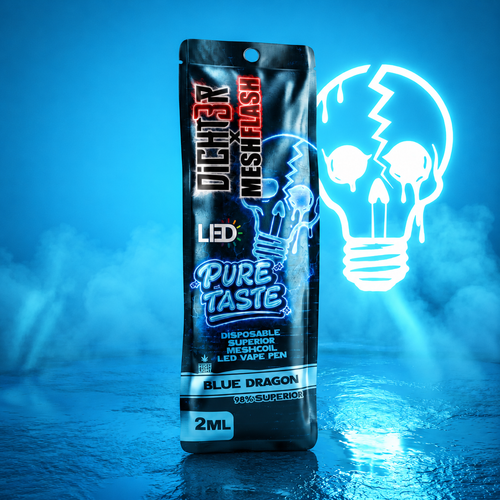 DICHT3R x MESHFLASH - Blue Dragon