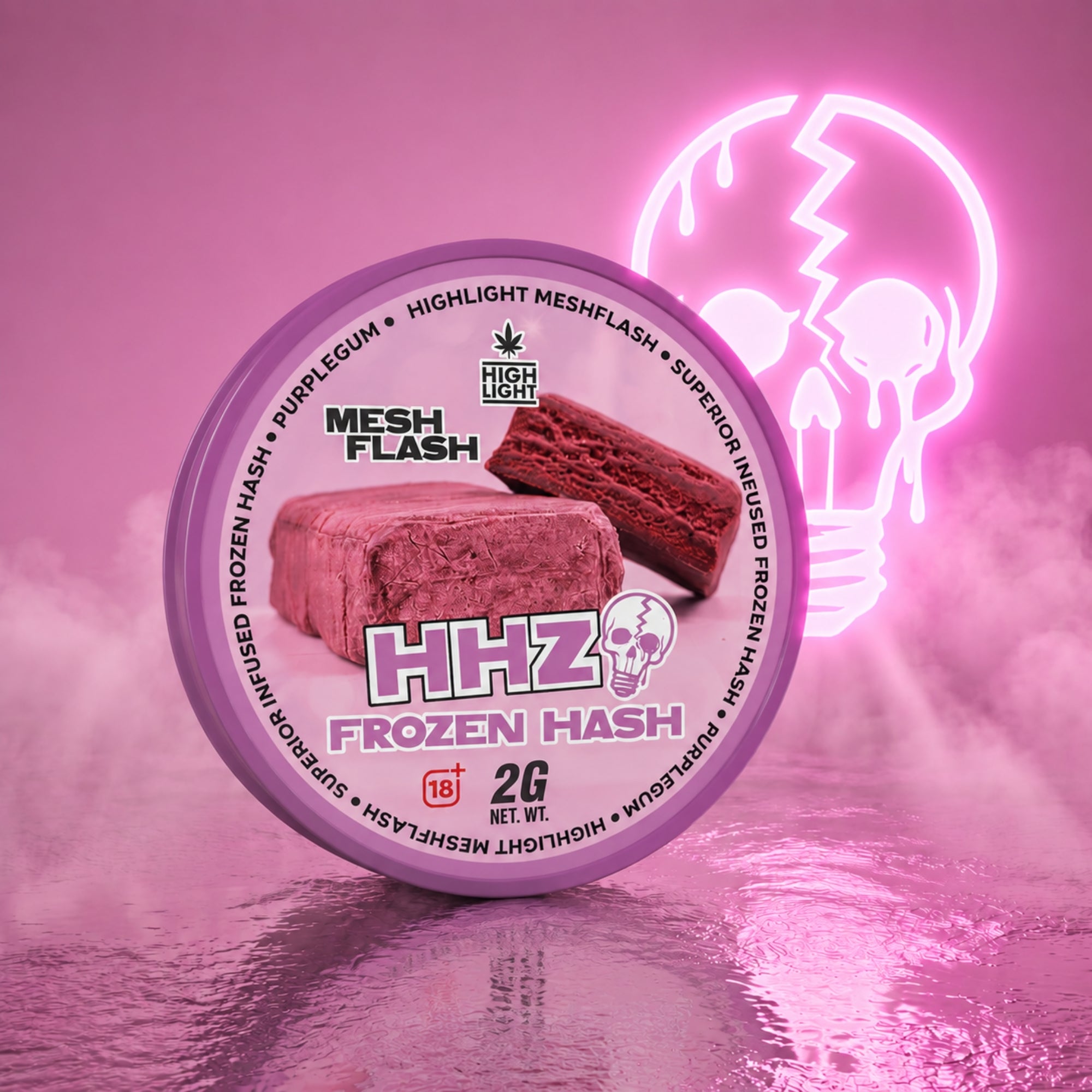 MeshFlash - Frozen Hash - Purplegum 2g