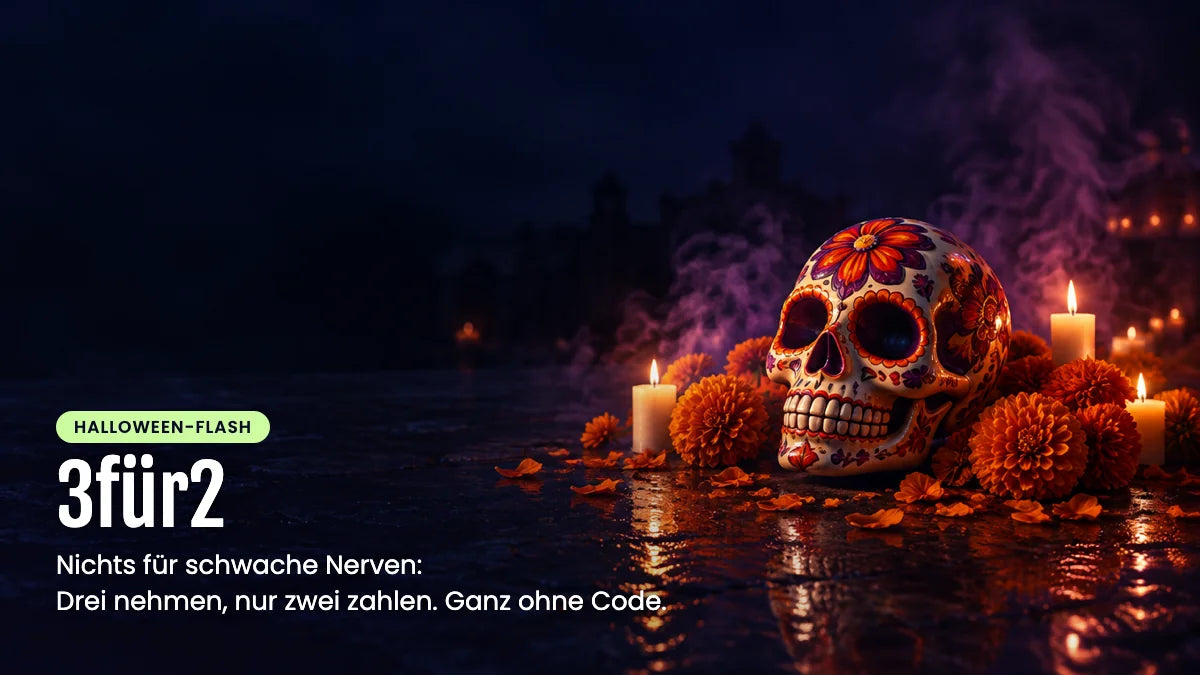 Halloween-Flash 3für2 bei Mesh-Flash: drei nehmen, nur zwei zahlen, ganz ohne Code